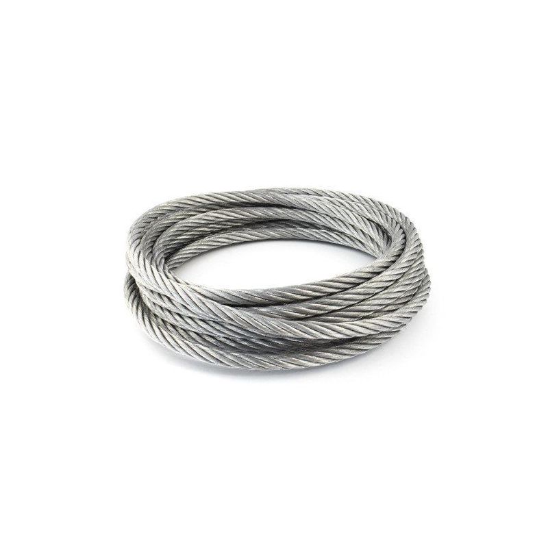 Nerezové ocelové lano o průměru 1-8 mm 1,4406 V4A 5-250 metrů ocelové lano 7x7 a 7x19