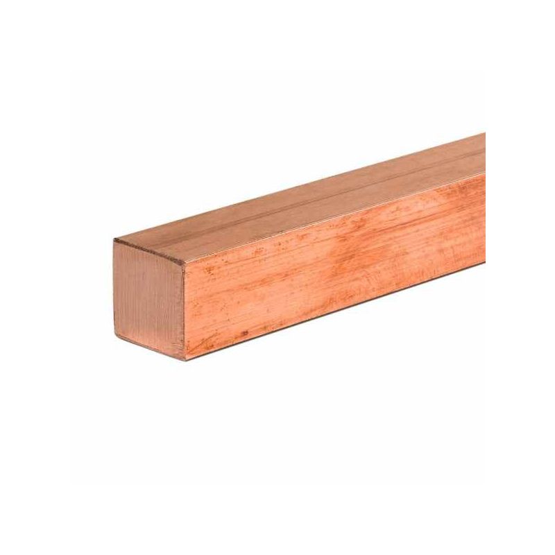 Měděný čtverec 6x6-40x40mm měděná čtvercová tyč 2.0065 měděná čtvercová tyč Cu-ETP Evek GmbH - 1