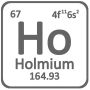 Holmium 99,9% prvek Ho 67 čistota 99,99 Vzácné kovy 1 g–5 kg