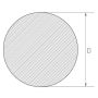 Nerezová tyč 3mm-625mm 1.4404 AISI 316L kulatá tyč