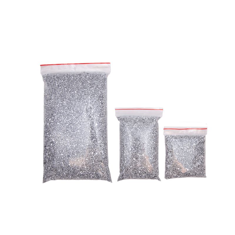 Hliníkový granulát 99,9 % vysoce čistý hliník, vysoká čistota, recyklovaný, 100 g–5 kg