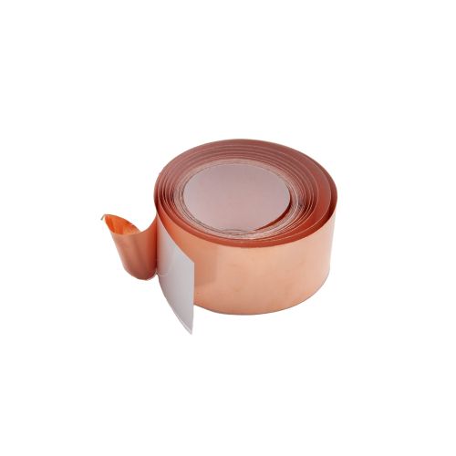 Lepicí páska fólie měď 0,025×5 mm — 0,07×50 mm samolepicí stínící pás proti slimákům 1–25 metrů