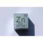 Zinek kovová kostka Zn 10x10mm leštěná kostka čistoty 99,99%