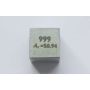 Vanadium V kovová kostka 10x10mm leštěná 99,9% čistota kostka