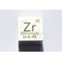 Zirkonium Zr kovová kostka 10x10mm leštěná 99,2% čistota kostka