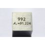 Zirkonium Zr kovová kostka 10x10mm leštěná 99,2% čistota kostka