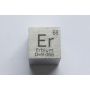 Erbium Er kovová kostka 10x10mm leštěná 99,9% čistota kostka