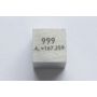 Erbium Er kovová kostka 10x10mm leštěná 99,9% čistota kostka