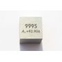 Niob Nb kovová kostka 10x10mm leštěná 99,95% čistota Niobová kostka
