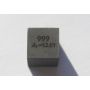 Uhlík C kovová kostka 10x10mm leštěná 99,9% čistota kostka