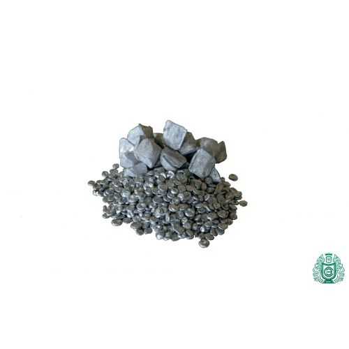 Zinek Zn čistota 99,99% surový zinek čistý kovový prvek 30 pyramid 10gr-5kg, kovy vzácné